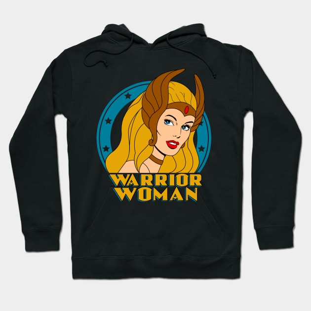 Warrior Woman / Super heroes 80s Comic cartoon 90s kid Black Friday Sale Secret Santa gift Hoodie by leepianti